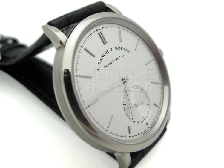 replica A. Lange & Sohne Saxonia 380.026 18k White Gold Automatic Self-Winding WATCHES 3