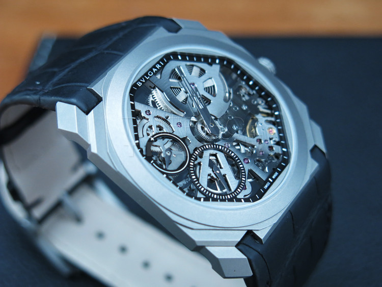 replica Bvlgari Octo Finissimo 102714 Titanium Manual hand-winding WATCHES 3