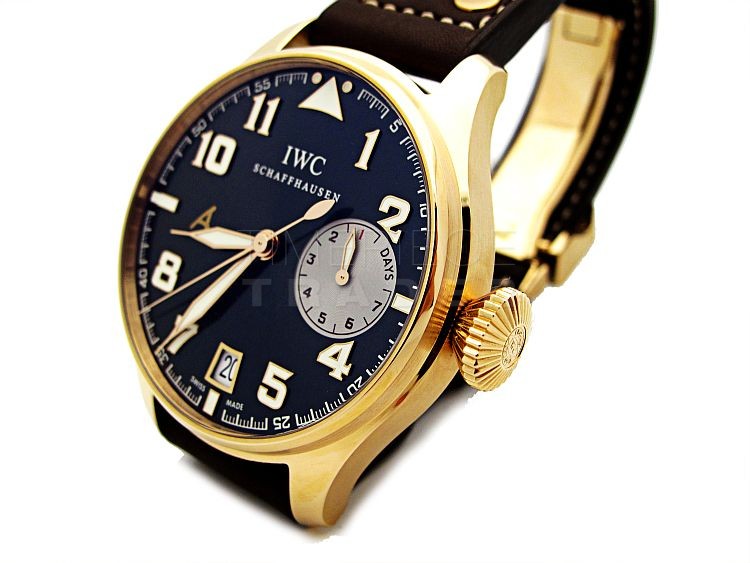 replica IWC Big Pilot IW500421 18k Rose Gold Automatic WATCHES 3