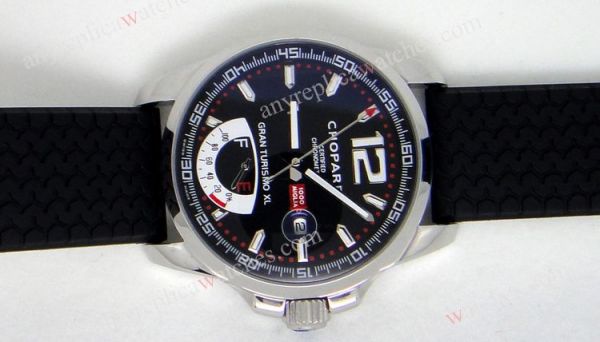 replica Chopard Gran turismo XL Black Chronograph Power Control WATCHES 3