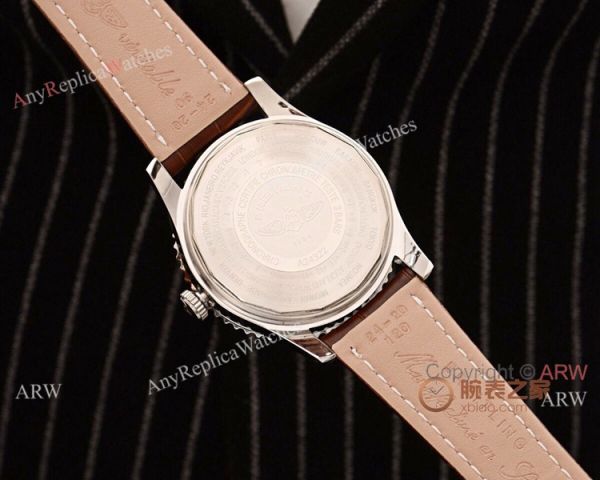 replica Best Breitling Navitimer 1 Brown Leather Strap es WATCHES 3