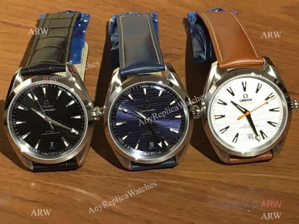 replica Swiss Grade Omega Seamaster SS Blue Dial New Model WATCHES 3