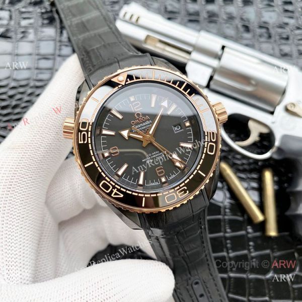 replica Faux Omega Seamaster Planet Ocean GMT es Blue Case WATCHES 3