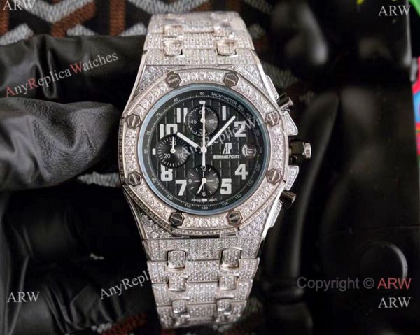 replica Buy Audemars Piguet Iced Out Royal Oak Offshore 44mm WATCHES 3