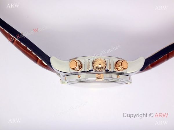 replica Breitling Chronomat Swiss Rose gold subdial WATCHES 3