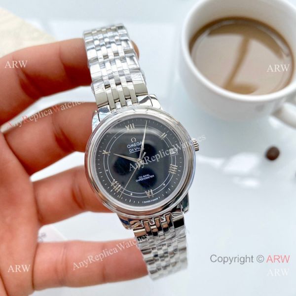 replica Clone Omega De Ville Prestige Lady es Stainless Steel 32mm WATCHES 3