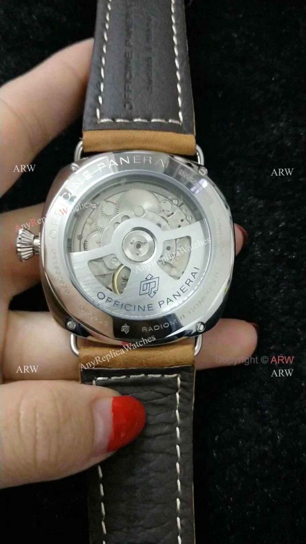 replica Knockoff Panerai Radiomir Black Seal 3 Days Automatic PAM388 Mens Black Face WATCHES 3