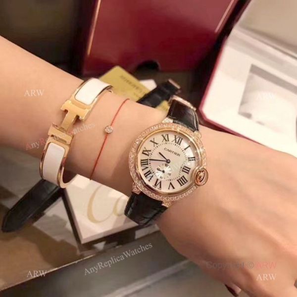 replica Copy Cartier Ballon Bleu de White MOP Dial es 36mm WATCHES 3