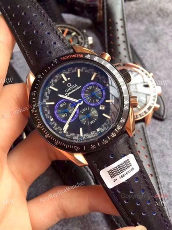 replica AAA Quality Omega Dark Side Of The Moon Copy es Rose Gold Black Dial WATCHES 3