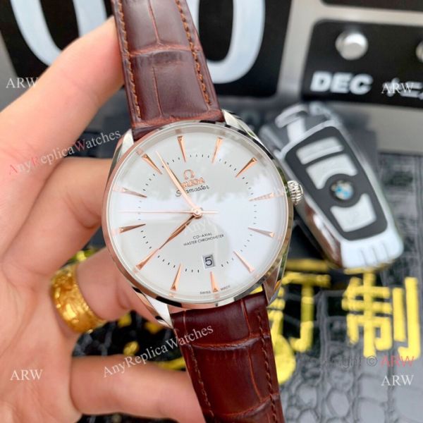 replica Swiss 8807 Omega Seamaster Edizione Venezia Rose Gold WATCHES 3