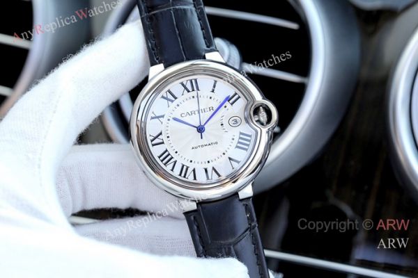 replica Fake Cartier Ballon Bleu Brown Dial 41mm es Swiss Quality WATCHES 3