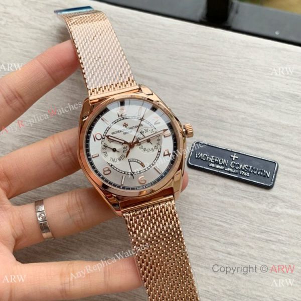 replica New Copy Vacheron Constantin Grand Complications Yellow Gold Silver Dial WATCHES 3