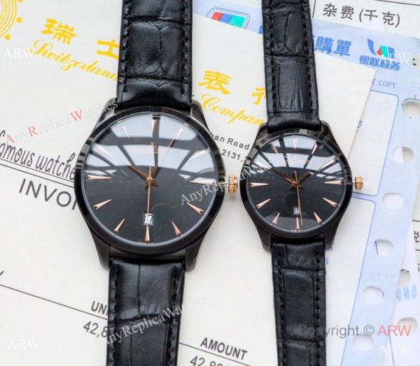 replica Low Price Copy Jaeger LeCoultre Master QUARTZ es SS Blue Dial WATCHES 3