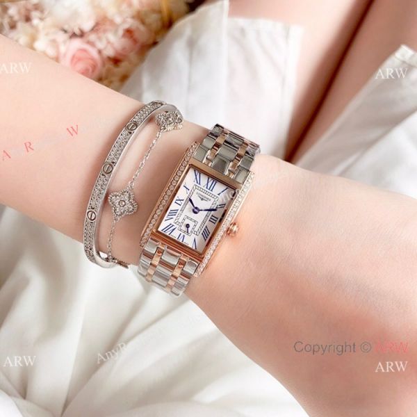 replica Longines Dolce Vita White Roman Dial es New WATCHES 3