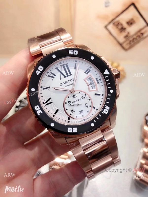 replica Cartier Calibre De Diver Stainless Steel Black Bezel es Buy Imitation es from China WATCHES 3