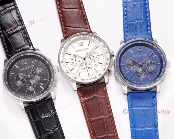 replica Audemars Piguet New Code 11.59 Collection SS Black Dial WATCHES 3