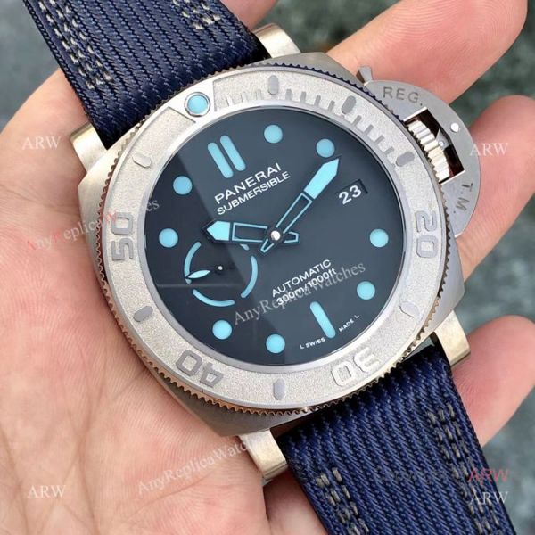 replica VS Factory New Swiss Copy Panerai Submersible Mike Horn Edition PAM985 47 WATCHES 3
