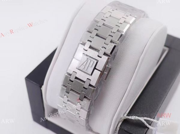 replica OM Factory New Upgraded Audemars Piguet Royal Oak 15500 Rhodium Grey Swiss Knockoff WATCHES 3