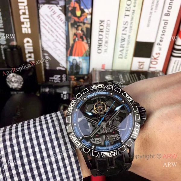 replica Copy Roger Dubuis Excalibur Lamborghini Huracan Extra Large Face Mens es WATCHES 3