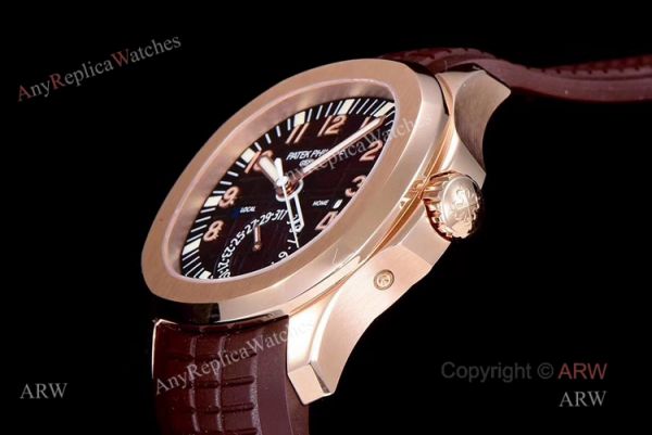 replica (GR) V2 New Upgraded Patek Philippe Aquanaut 5164a Rose Gold Swiss Made WATCHES 3