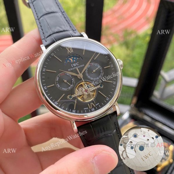 replica IWC Moonphase Tourbillon White Dial es IWC WATCHES 3
