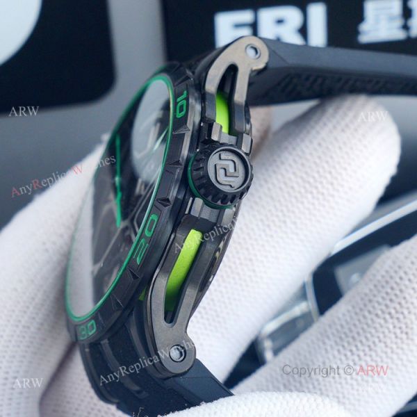 replica Best Roger Dubuis Excalibur Hurac?n Green Automatic 45mm WATCHES 3