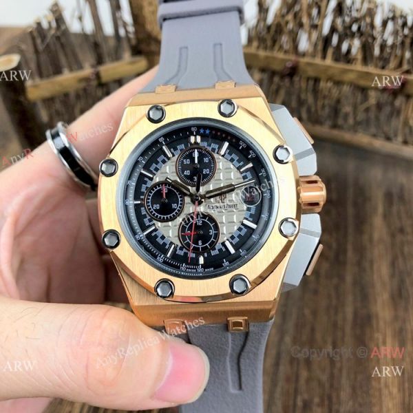 replica Copy Audemars Piguet Michael Schumacher Rose Gold Black Bezel es WATCHES 3