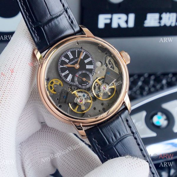 replica Audemars Piguet Royal Millenary Rose Gold Skeleton es WATCHES 3