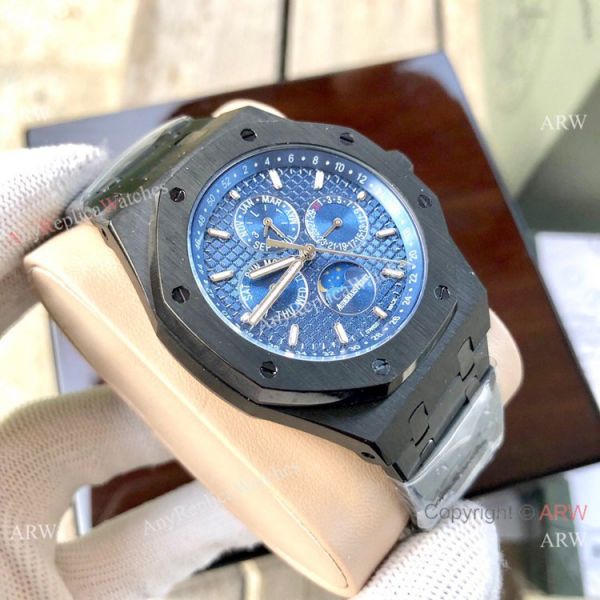 replica All Black Audemars Piguet Royal Oak Perpetual Calendar es WATCHES 3