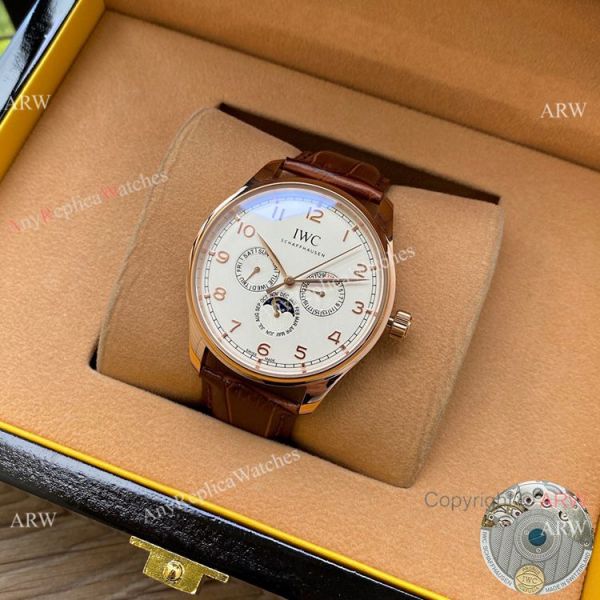 replica 2020 New! IWC Portugieser Perpetual Calendar es Rose Gold WATCHES 3
