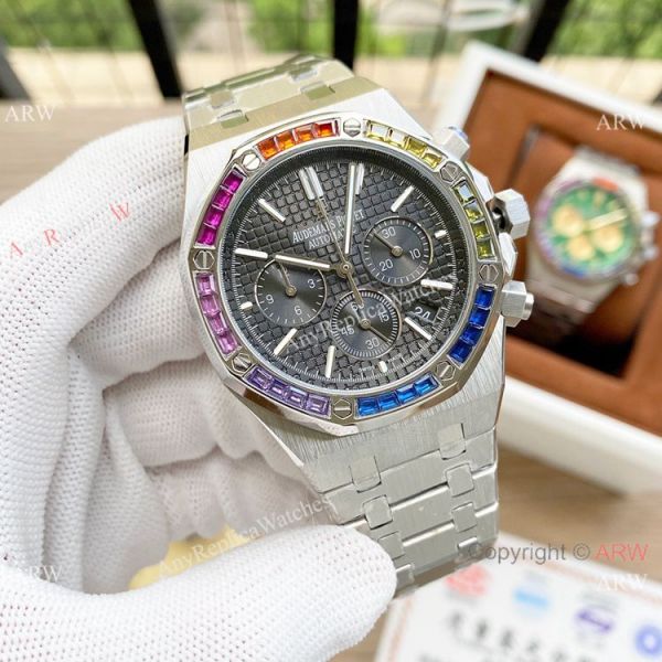 replica Fashion Style Audemars Piguet Royal Oak Rainbow Copy es WATCHES 3