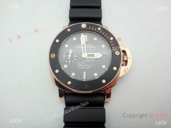 replica Copy Panerai Submersible PAM684 Rose Gold Lady 42mm WATCHES 3