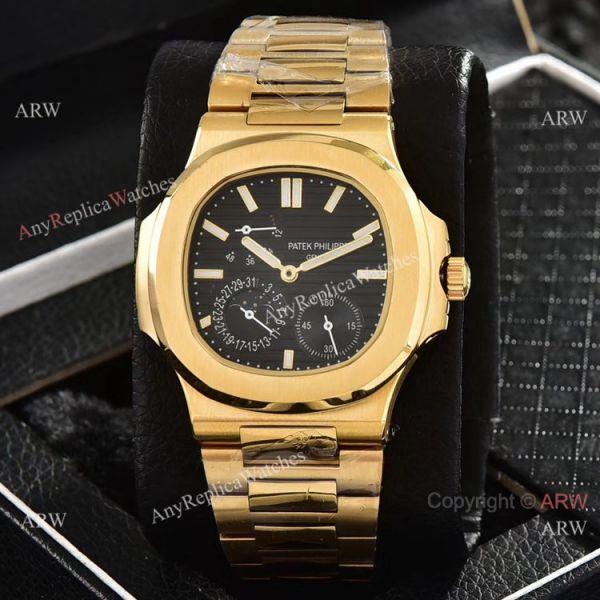 replica Patek Philippe Power Reserve Moonphase Copy es All Gold 40mm WATCHES 3
