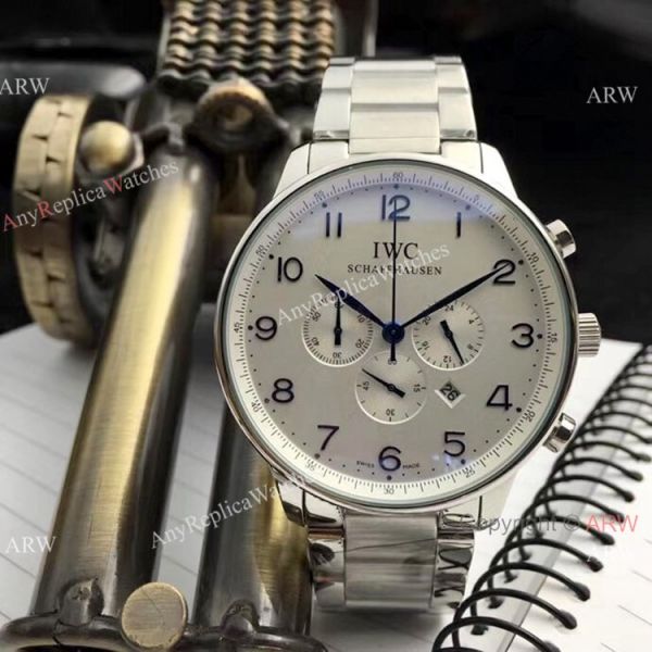 replica Faux IWC Portugieser Chronograph es Tone Tone Rose Gold WATCHES 3