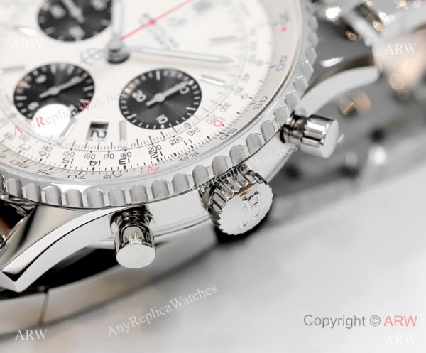 replica GF V2 Breitling Navitimer B01 Chronograph Panda Dial Best 1:1 es WATCHES 3