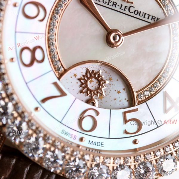 replica GF Jaeger Lecoultre Dazzling Rendez Vous Night and Day 36mm Diamond WATCHES 3