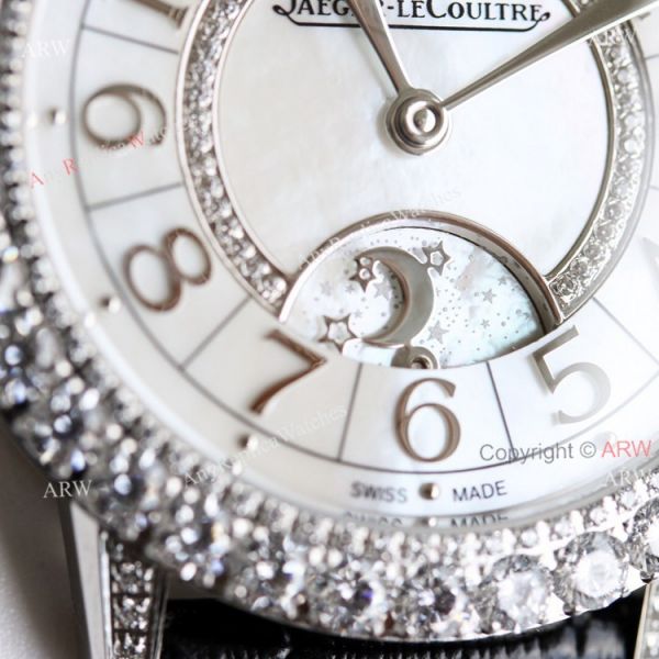 replica GF Superclone Dazzling Rendez Vous Jaeger Lecoultre Night Day Diamond 36mm WATCHES 3