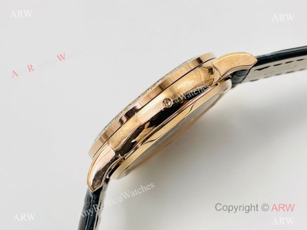 replica PFF Factory V4 Patek Philippe Sky Moon Celestial Rose Gold Diamond Bezel WATCHES 3