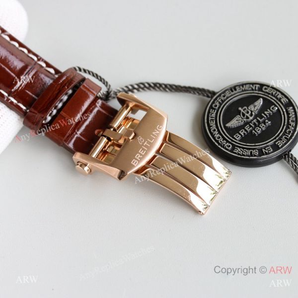 replica Swiss Copy Breitling Premier DayDate Automatic Rose Gold 40mm WATCHES 3
