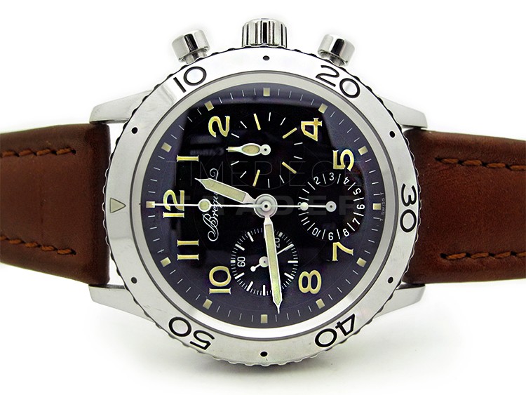 replica Breguet Aeronavale Type XX Flyback 3800 Stainless Steel Automatic WATCHES 4