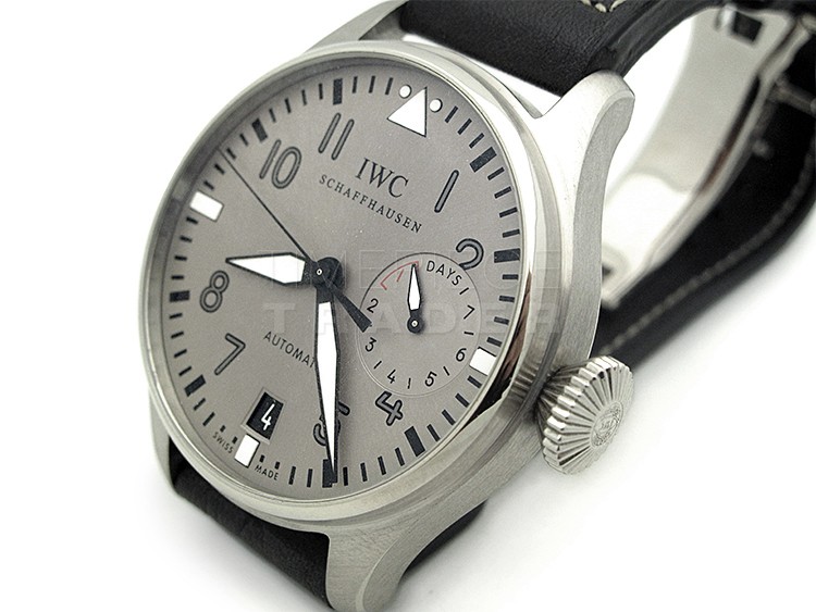 replica IWC Big Pilot IW5004-30 18k White Gold Automatic WATCHES 4