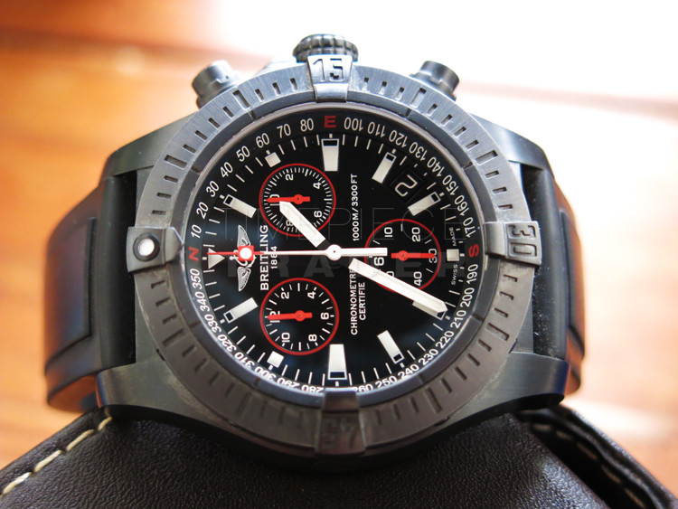 replica Breitling Avenger Seawolf M7339010-BA03-131S Stainless Steel PVD Battery SuperQuartz Chronometer Movement WATCHES 4