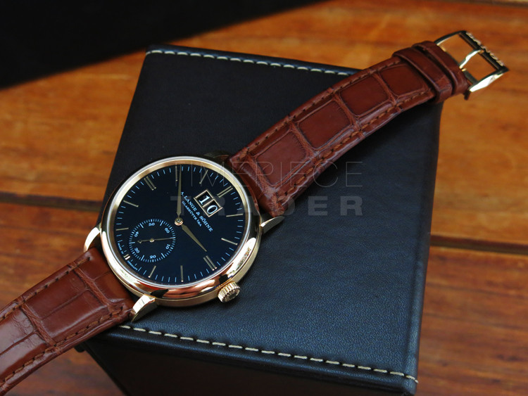 replica A. Lange & Sohne Saxonia 381.031 18k Rose Gold Automatic self-winding WATCHES 4