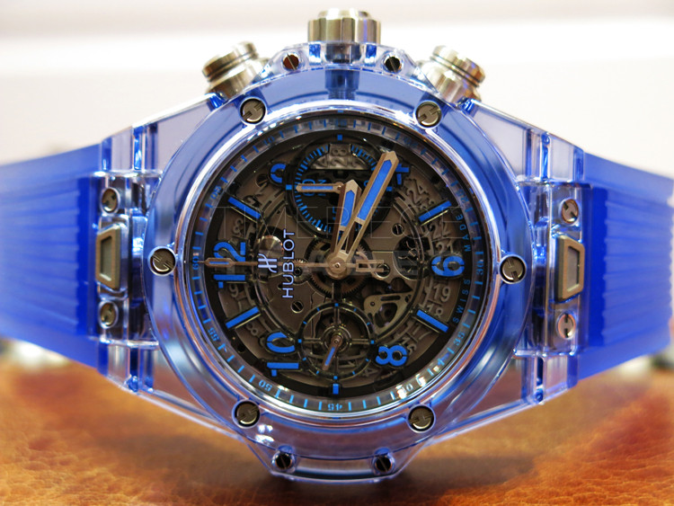 replica Hublot Unico Sapphire 411.JL.4809.RT Sapphire Crystal Automatic Self-winding WATCHES 4