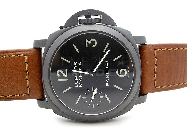 replica Panerai Luminor Marina Historic PAM111 PVD Stainless Steel Manual hand-wind WATCHES 4