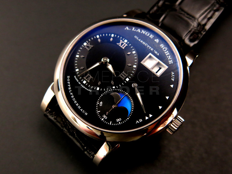 replica A. Lange & Sohne Lange 1 Moonphase 192.029 18kt White Gold Manual Wind WATCHES 4