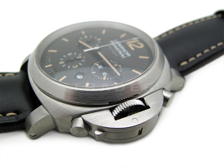 replica Panerai Luminor Daylight Chronograph PAM 356 Stainless Steel Automatic WATCHES 4