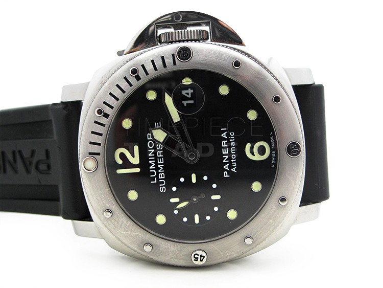 replica Panerai Luminor Submersible Contemporary PAM24 OOR Stainless Steel Automatic WATCHES 4