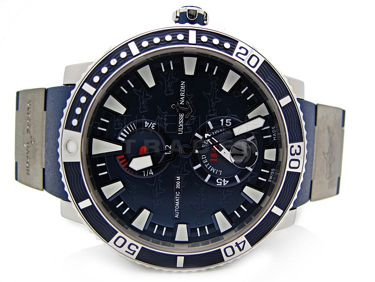 replica Ulysse Nardin Maxi Marine 263-91LE-3 Titanium / Stainless Steel Automatic WATCHES 4