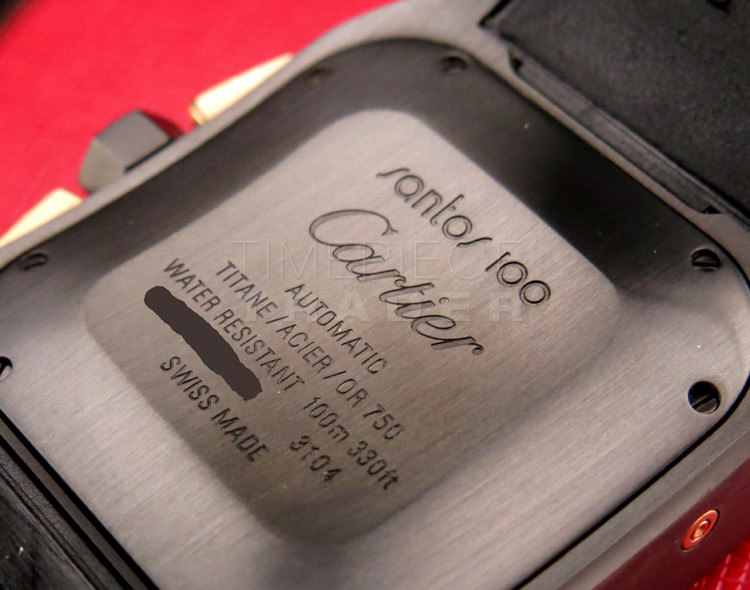 replica Cartier Santos W2020004 DLC Titanium Self-Winding Auto WATCHES 4